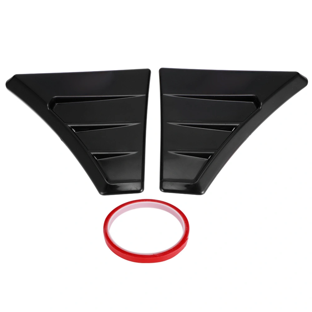 2Pcs Wing Vents Cover Auto Side Body Trim Decor Sticker Refit for ST Style Fit for Ford Focus MK 2