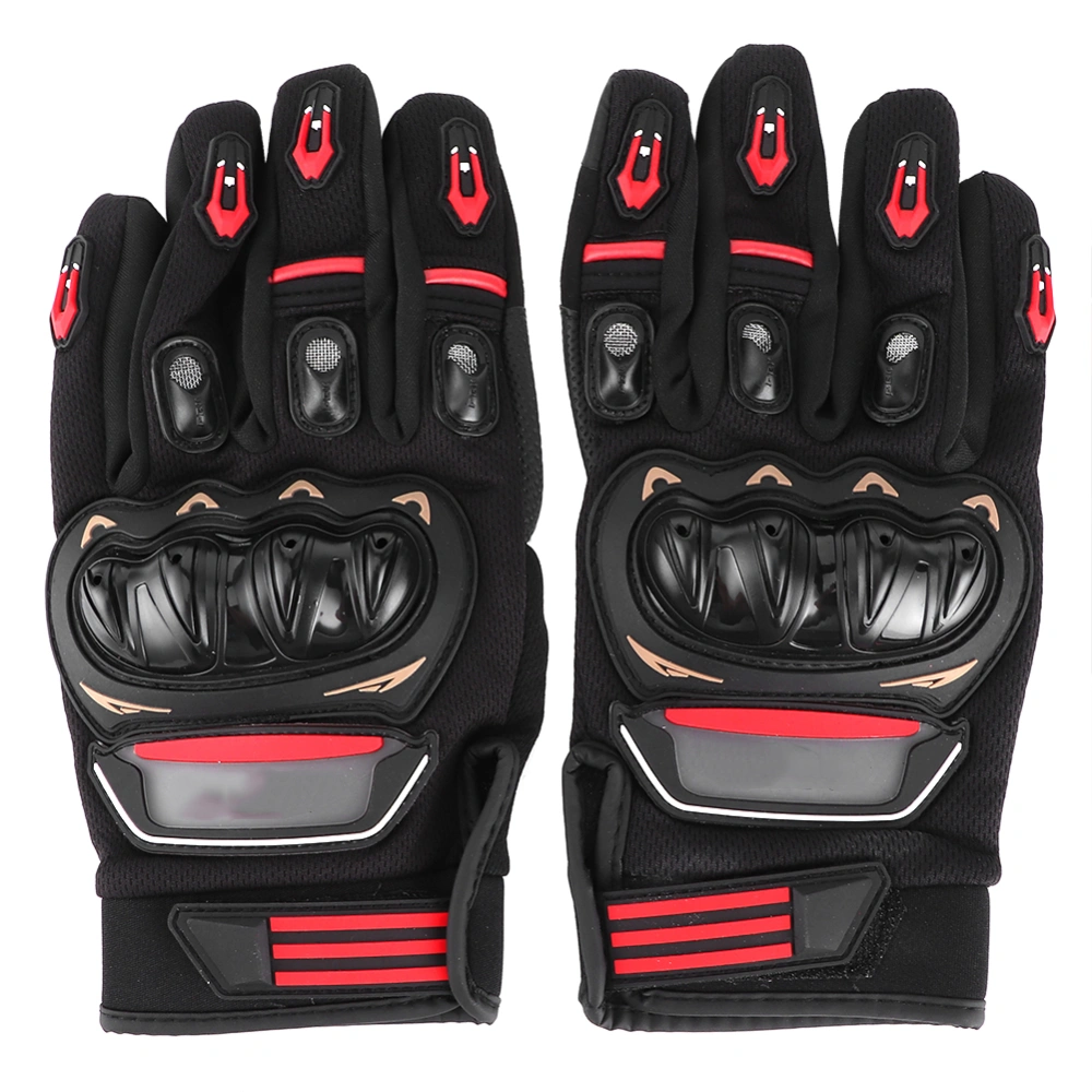 2pcs Motorcycle Gloves Full Finger Screen Touchable Non‑Slip Breathable Hand Protection for Riding Wrestling ClimbingXL