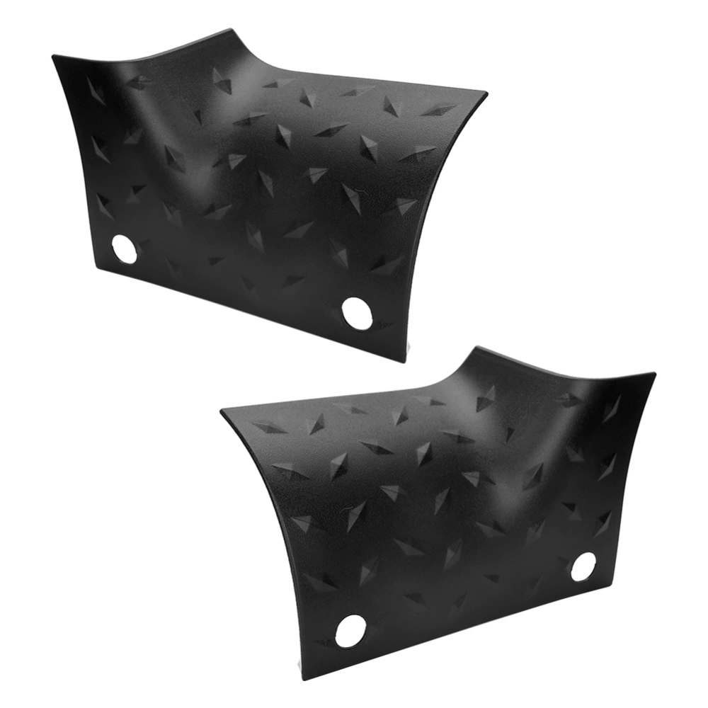 2pcs Black Engine Hood Angle Wrap Cover Auto Accessories Fit for Jeep Wrangler JL 2018 &#8209; 2020