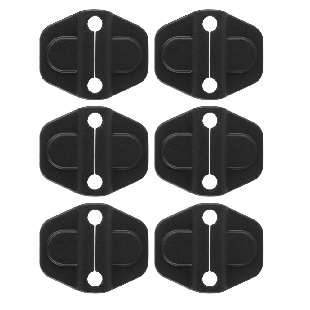 6Pcs Car Door Lock Decoration Cover Trim Fit for Jeep Wrangler JL JLU Sports Sahara Freedom Rubicon