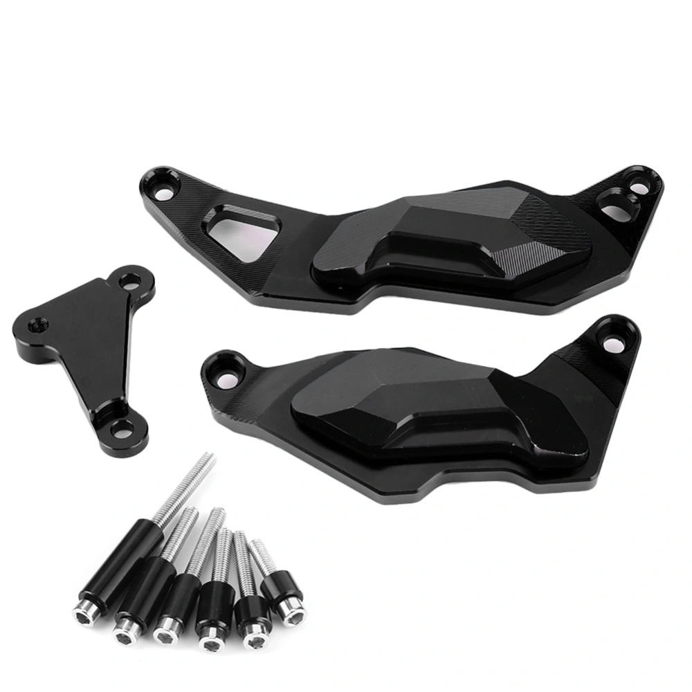 Motorcycle Engine Protective Shell Crash Slider Protector Fit for Kawasaki Ninja 400 2017‑2019Black