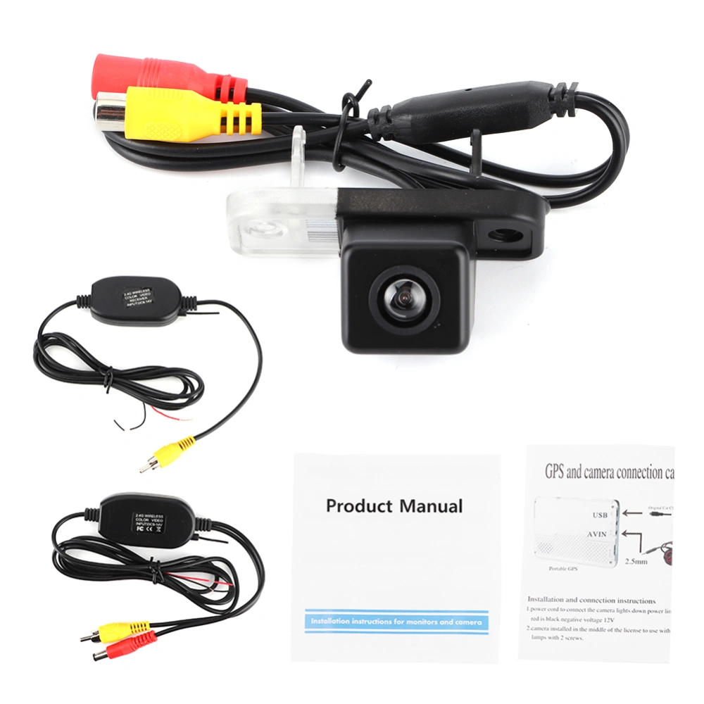 Car Rear View Camera Wireless Transceiver CCD Video Monitor Fit for MercedesBenz CClass EClass CLSClass