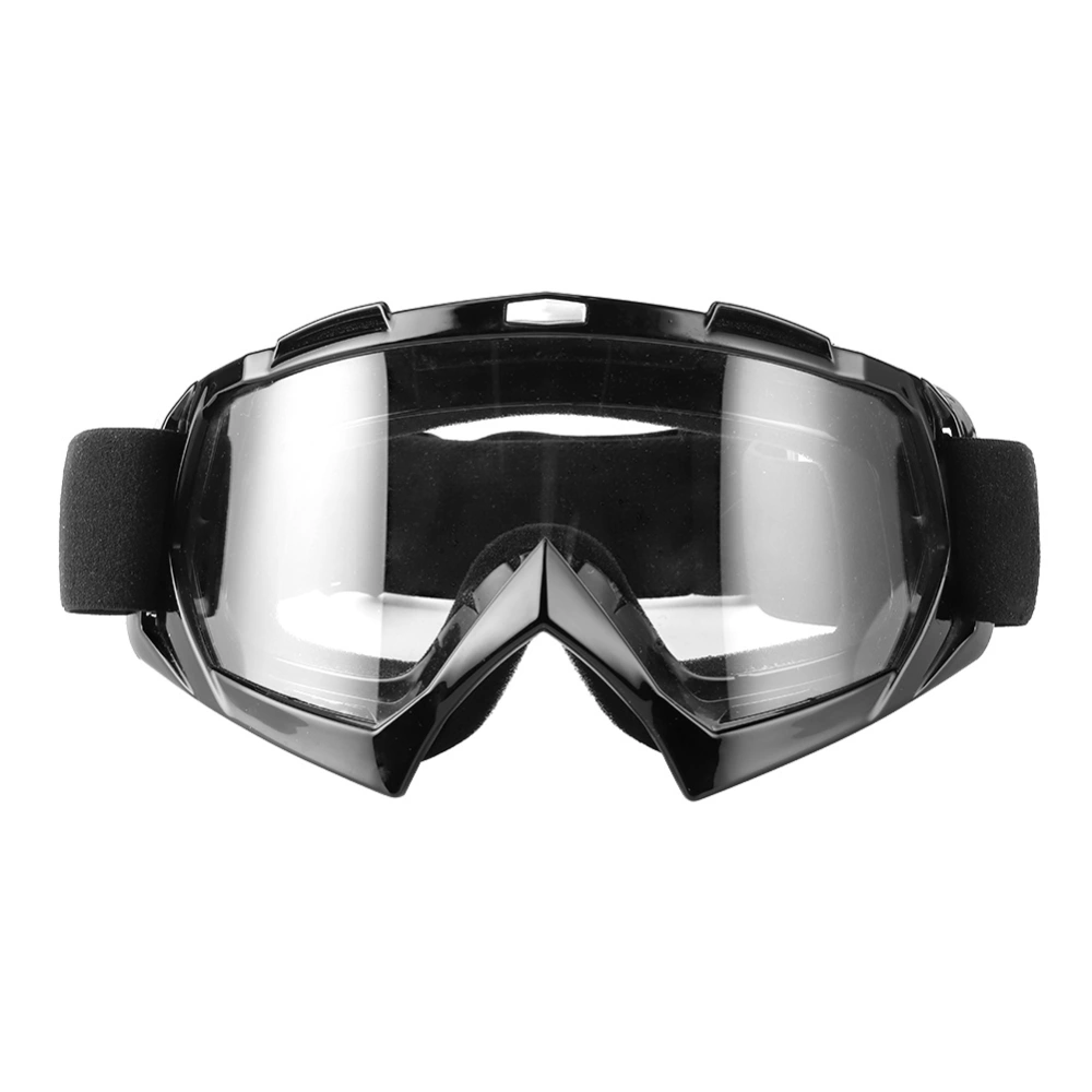 Helmet Goggles Windproof Dustproof Sports Glasses for Motorcycle OffRoad Outdoor Riding(Black )