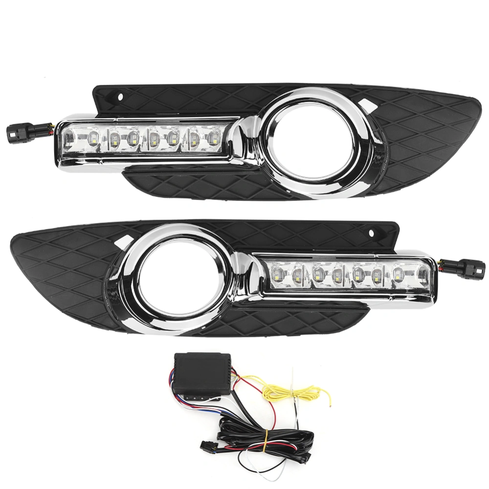 LED DRL Daytime Running Light Yellow White 2 Colors Fit for Mitsubishi Lancer 2007‑2012