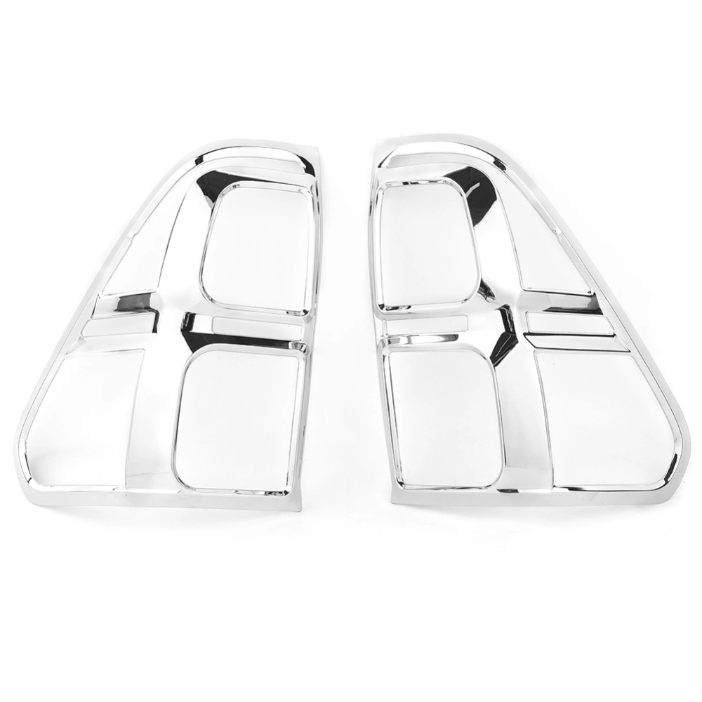 2pcs Taillight Trim Chrome Decorative Frame Fit for Toyota Hilux Revo Sr5 2015-2017