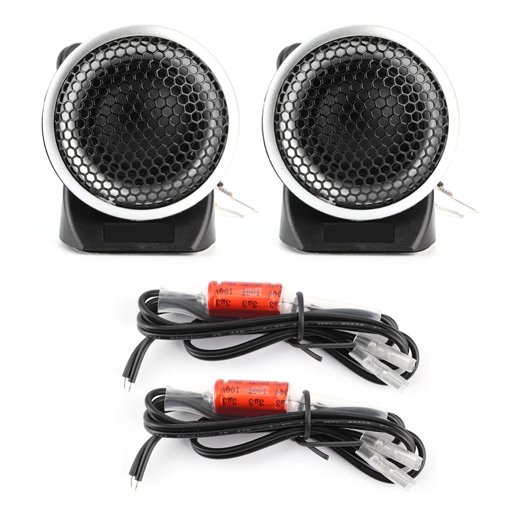 2PCS 150W Car Tweeter Speakers 92dB Silk Dome Mini Horn for Car Audio System 12V