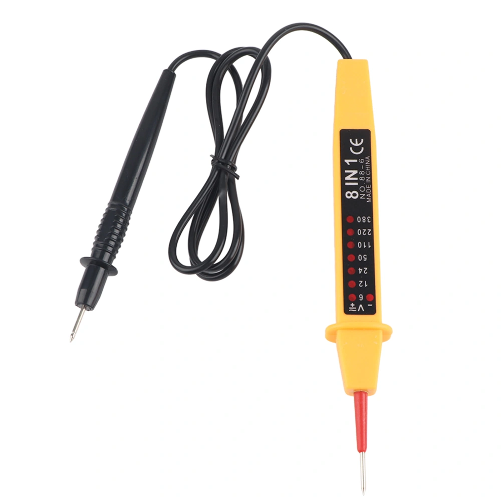 8 in 1 Voltage Tester AC DC 6-380V Multifunctional Car Electrical Instrument Tester Detector with Indicator