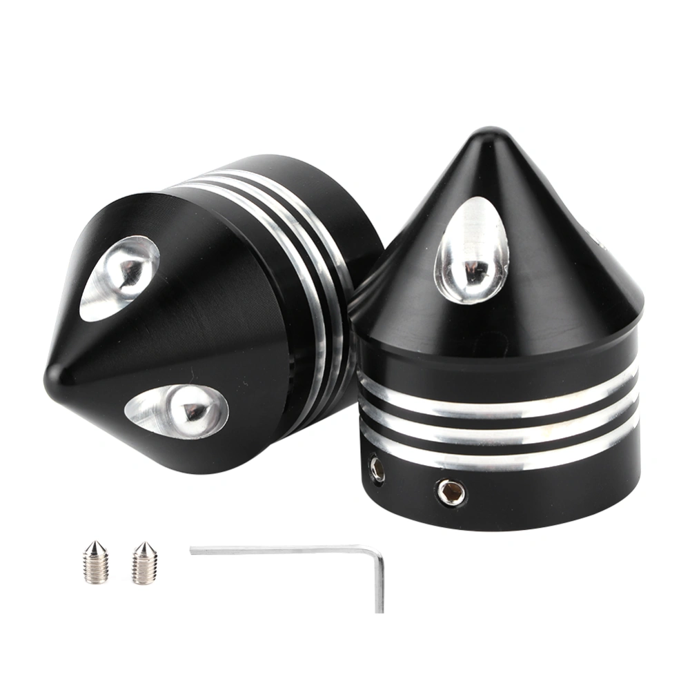 2pcs 29mm/1.2in Front Axle Nut Cover Cap Mount Motorcycle Accessory Fit for Touring Glide 1200 883