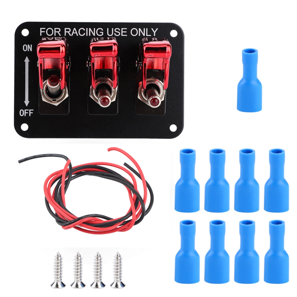 12V 20A Automotive Toggle Combination Switch Racing Ignition Engine Relays Switches Panel for Car RV