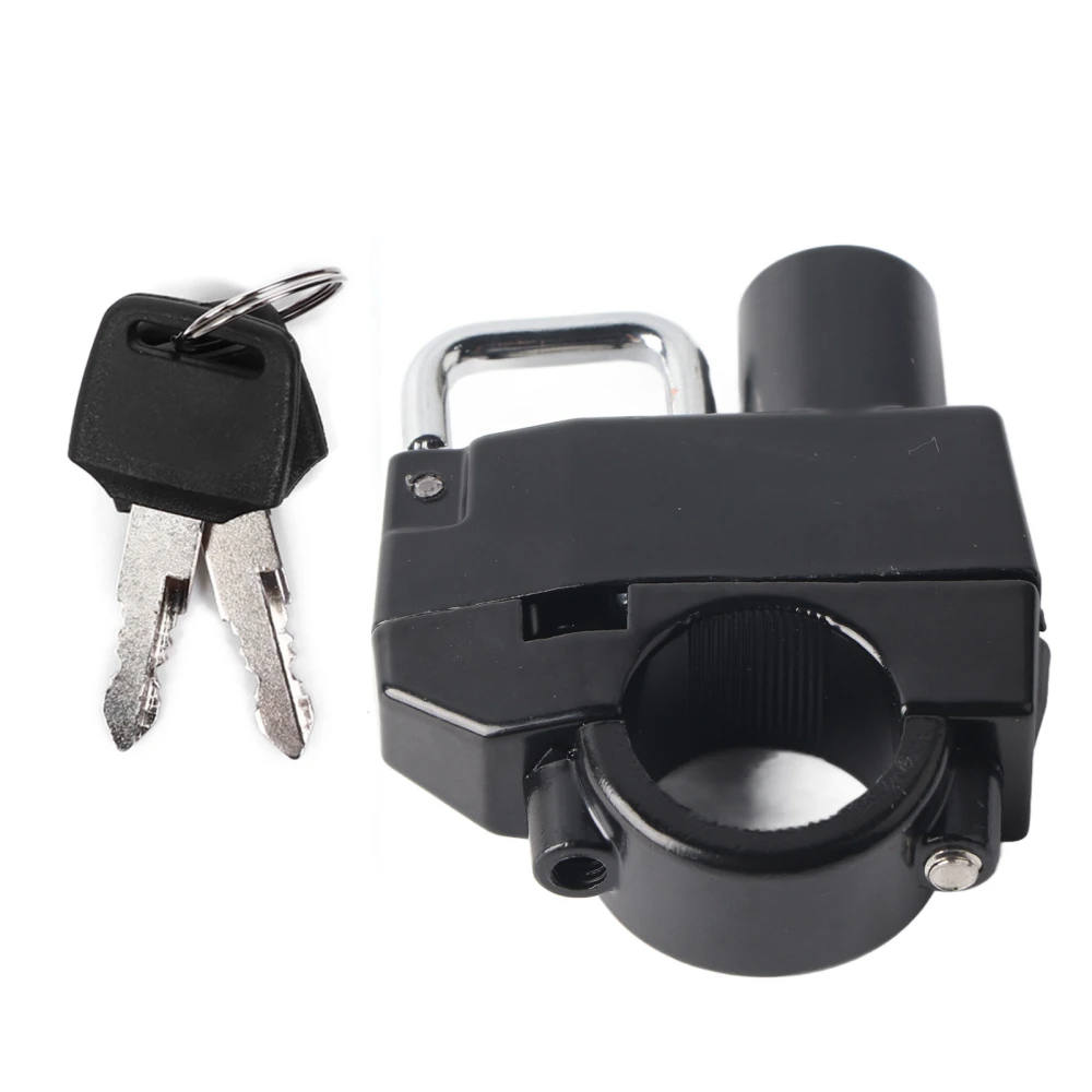 25mm 1in Motorcycle Handlebars Helmet Lock Anti Theft Security Padlock Universal Parts