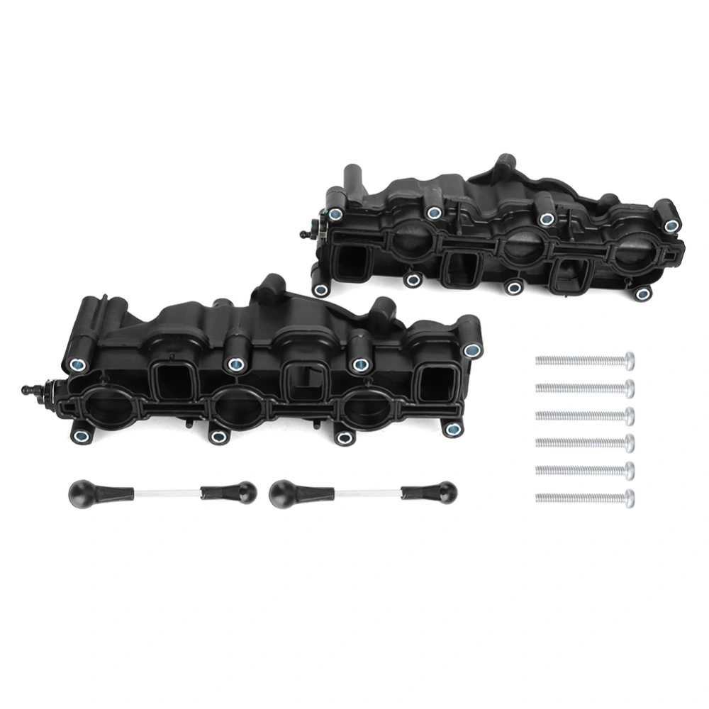 Left and Right Air Intake Manifold Set 059129711CK Replacement Fit for A6 2.7 3.0 TDI V6