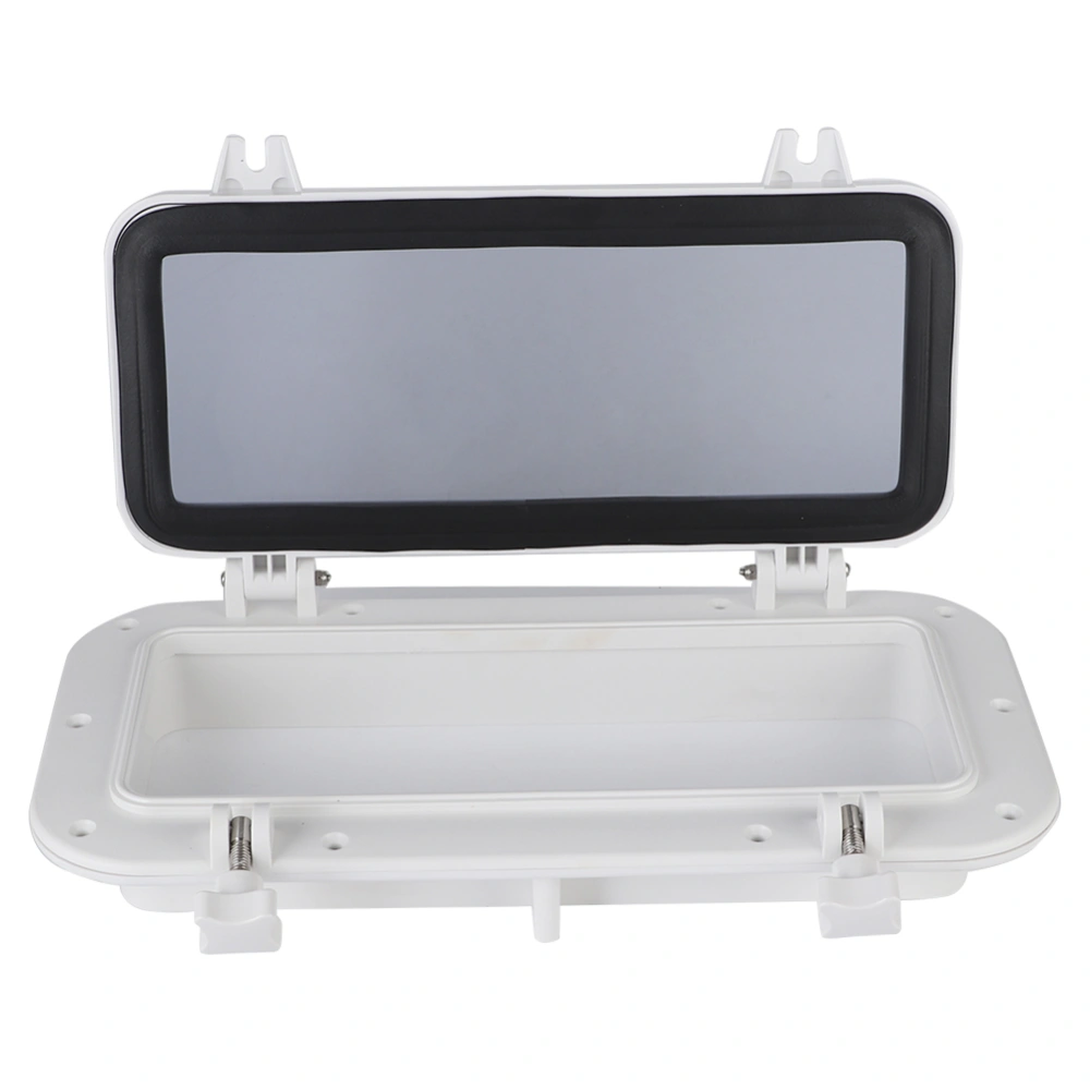 400x200 Rectangular Porthole Anti Ultraviolet Portlight Window Port Hole Glass for Marine Boat Yacht