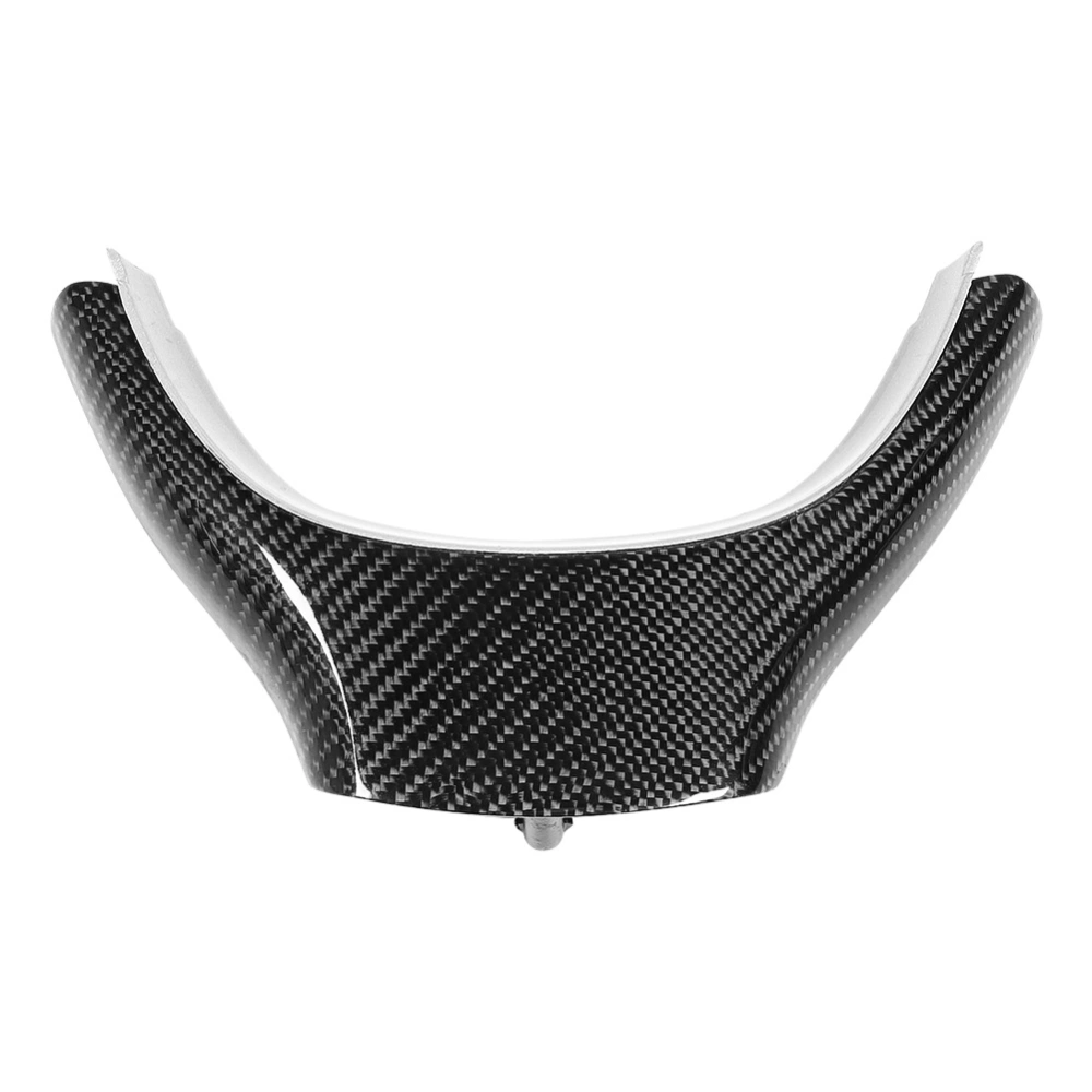 Carbon Fiber Steering Wheel Cover Modified Lower Trim Fits for 5-Series F10 F18 2011-2016