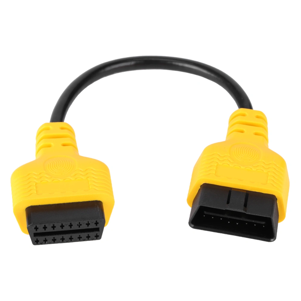 11.8in OBD2 Extension Cable 16Pin Male to Female Extend Cord Connector Diagnostic Adapter