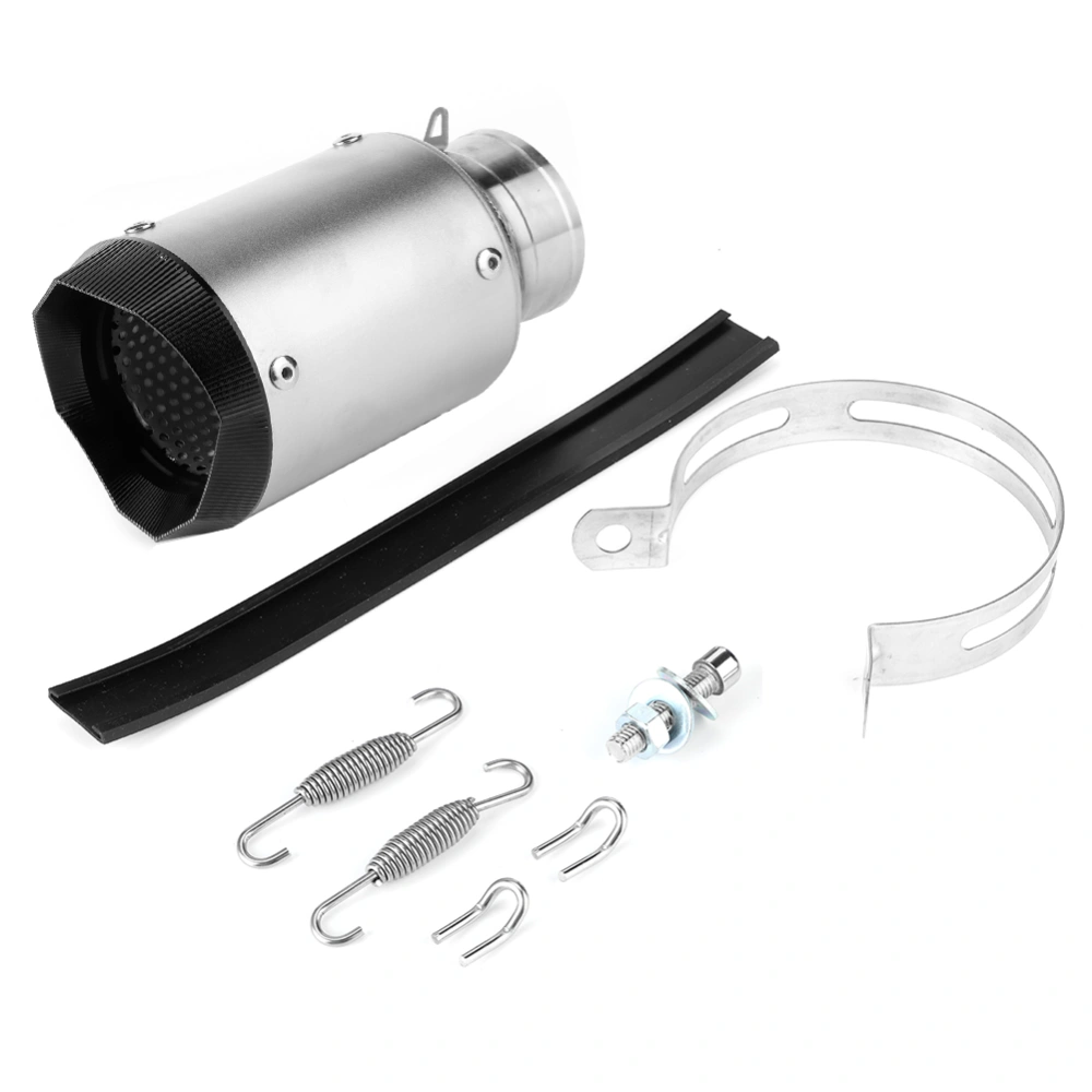 Racing Exhaust Escape Pipe Tip Titanium Tailpipe Motorcycle Accessories 60mm 2.4in Universal Modification