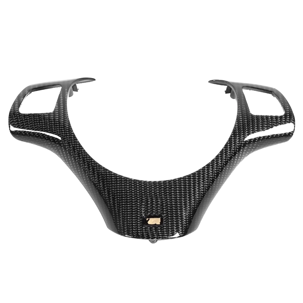 Carbon Fiber Steering Wheel Cover Modified Lower Trim Fits for 1/3-Series E90 E92 E93 E82