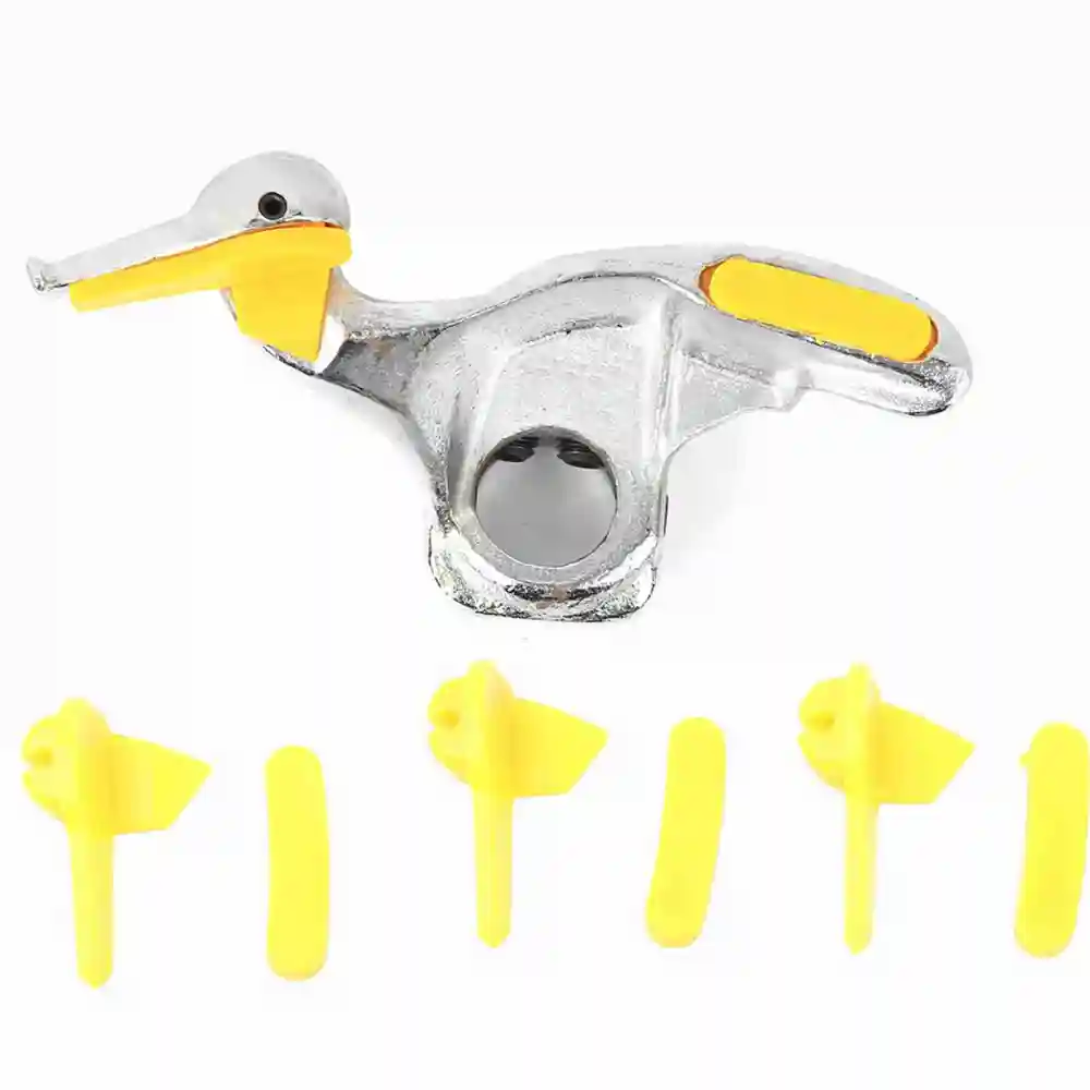 Stainless Steel Car Tire Changer Mount Demount Duck Head Accessories with Protective Pads28mm / 1.1in