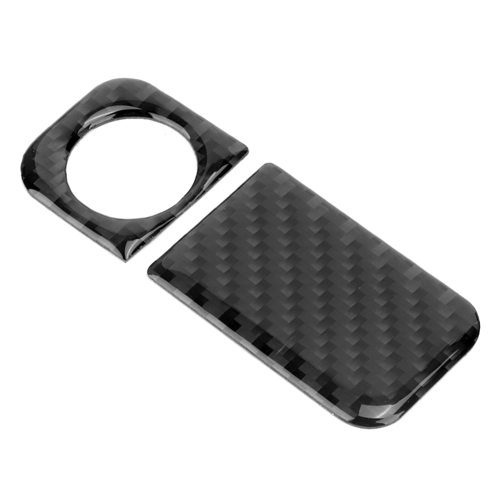 2Pcs Soft Carbon Fiber Glove Box Handle Switch Cover Fit for Honda CRV CR V 07-11