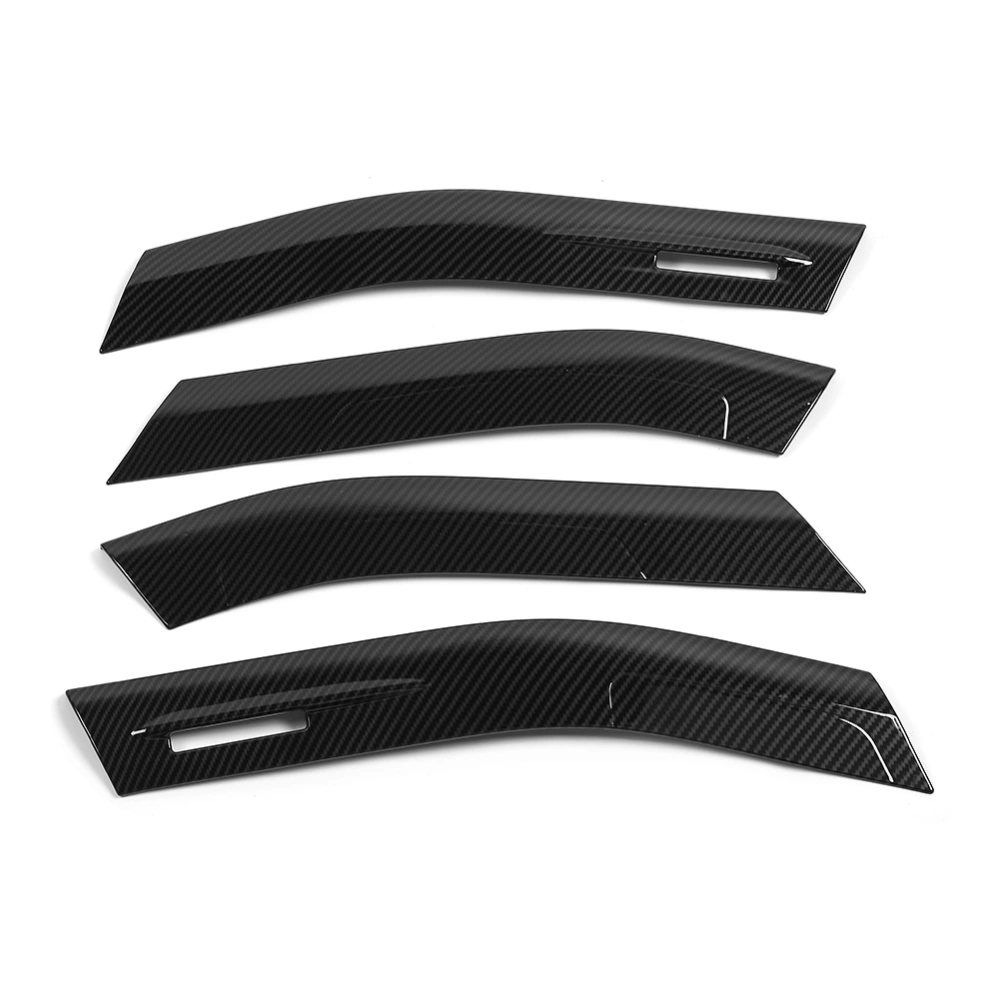 4pcs Car Interior Door Panel Trim Strip with Memory Button Fits for Range Rover Evoque L551 2019-2020Carbon Fibebr Style