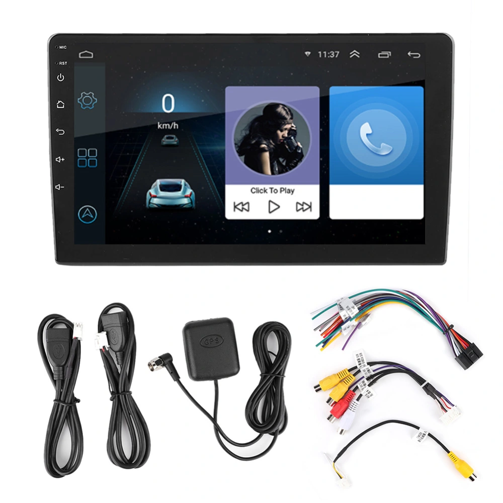 9in Car Stereo Radio 1080P Full Touch MP5 Player WiFi GPS Navigation for Android 8.1 for iOS 1G+16G