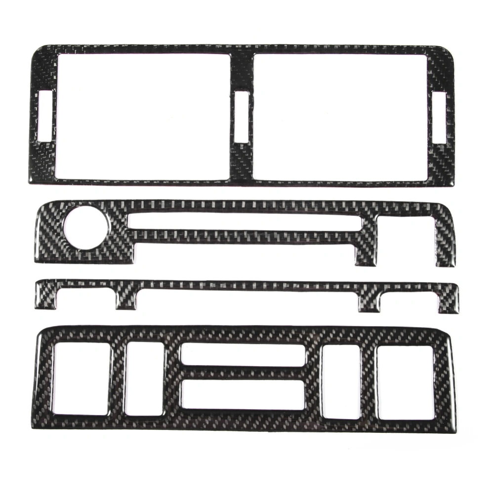 Carbon Fiber Center Control Trim Frame Kit Fits for BMW E46 M3 1998-2005