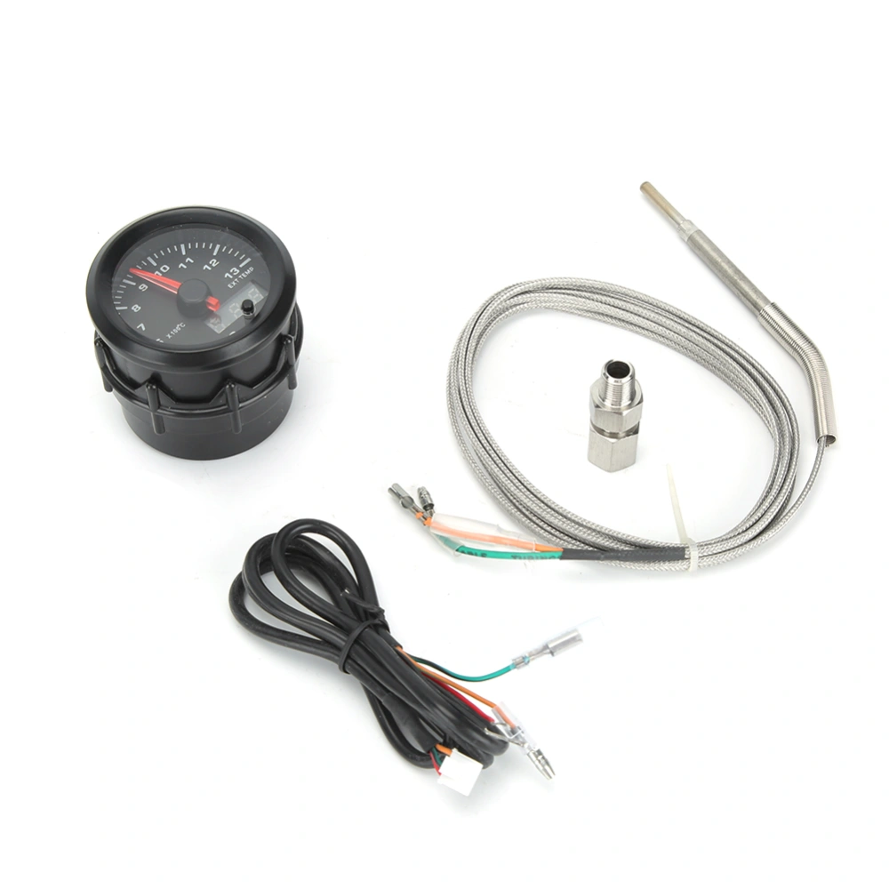 52mm/2.0in Auto Exhaust Temp Gauge Meter Digital Display Stepper Motor