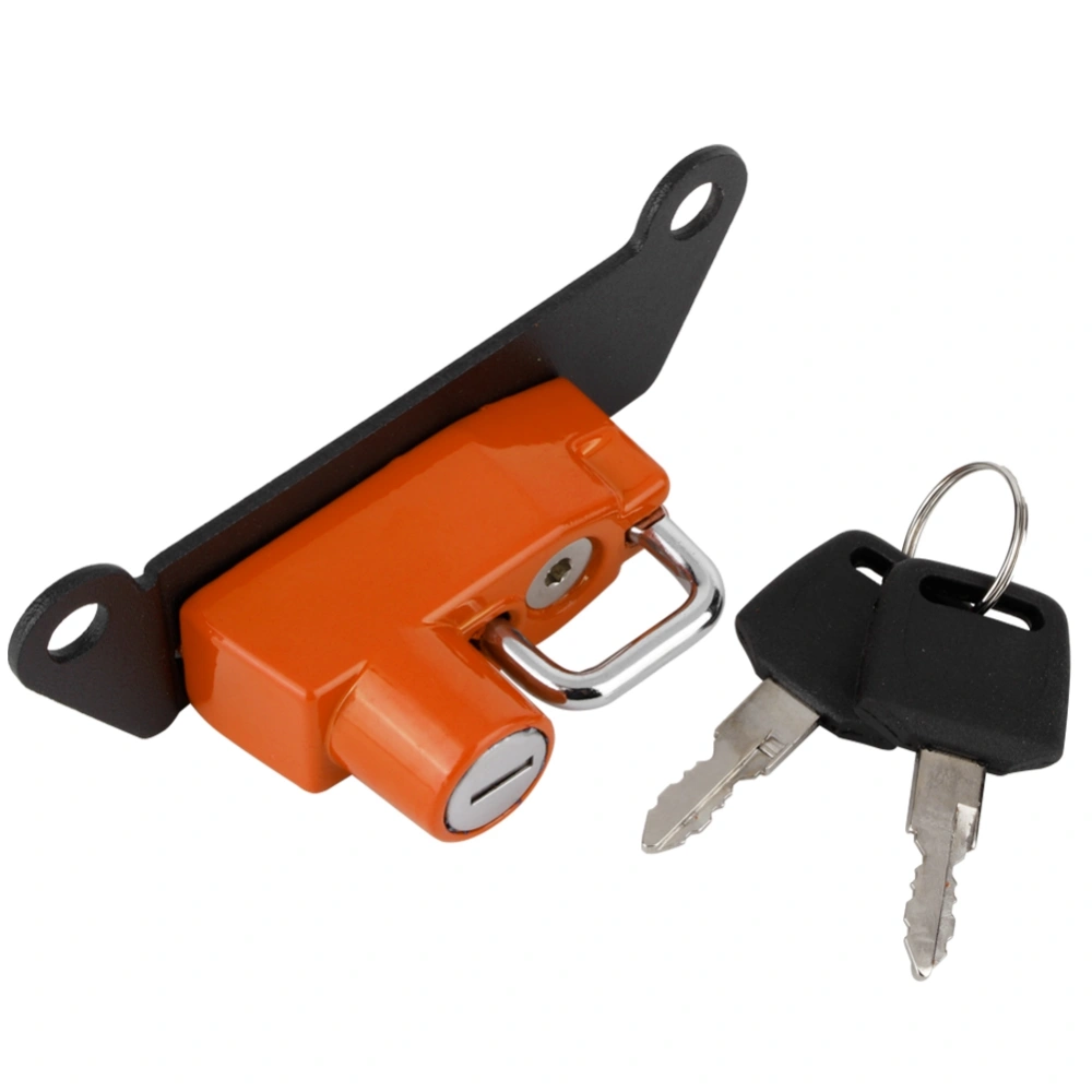 Motorcycle AntiTheft Helmet Lock Fits for RC125 RC390 RC250(Orange )