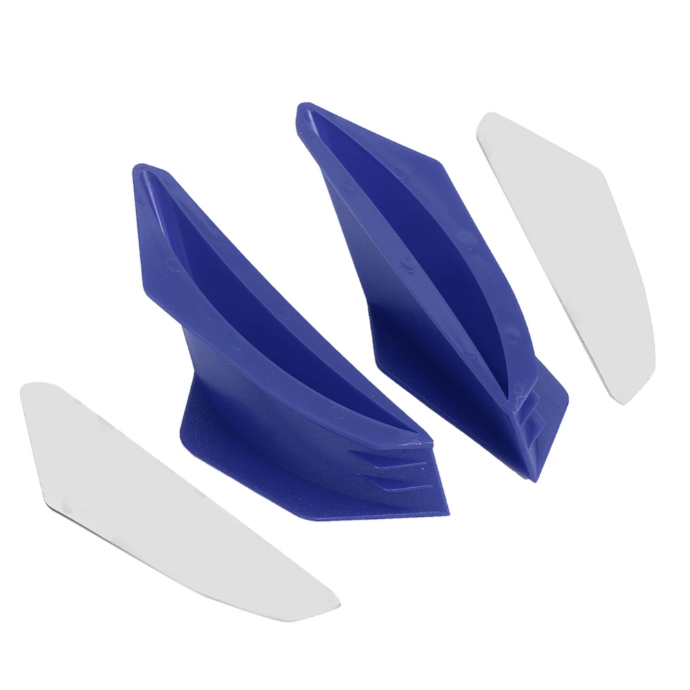 Motorcycle Aerodynamic Winglets Spoiler Wing Universal Modification AccessoryBlue