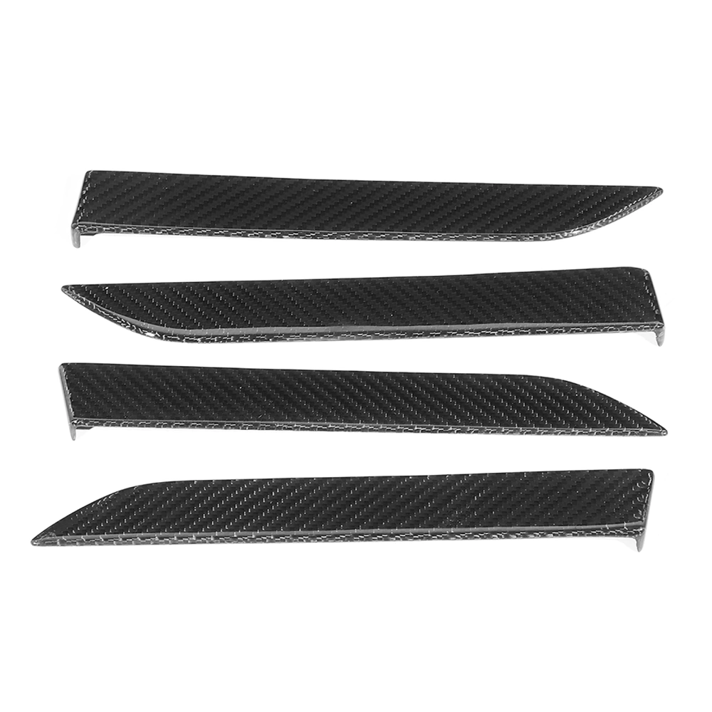 Carbon Fiber Door Handle Cover Trim Frame Car Modification Accessories Fits for Tesla Model X 14-19