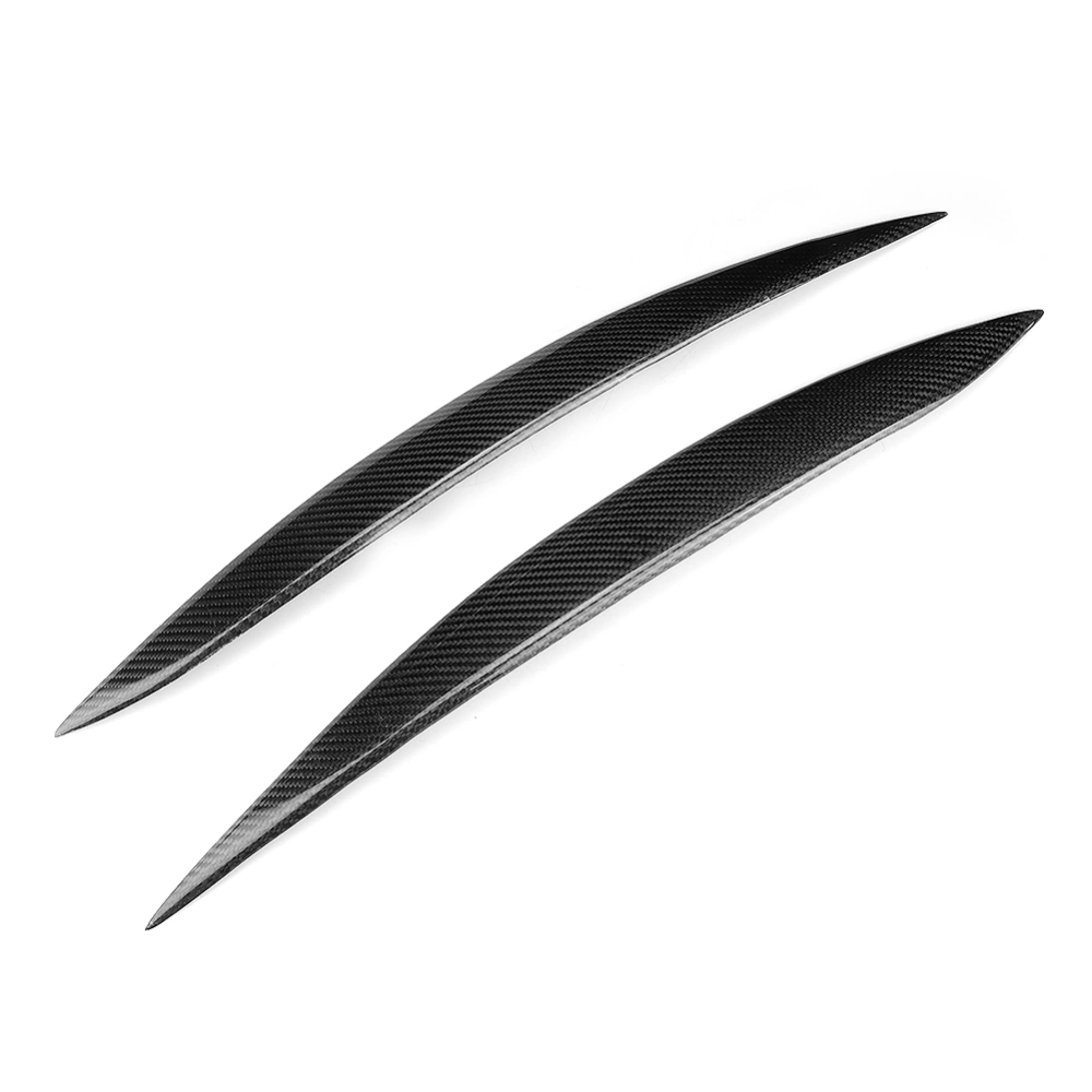 Carbon Fiber Car Headlight Eyebrow Eyelid Cover Trim Fits for Honda Fit 2009-2011