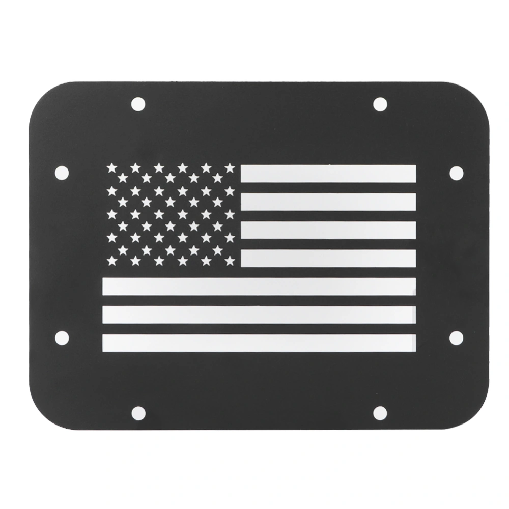 Tailgate Vent Plate Cover US Flag Type Fit for Jeep Wrangler JK 2 or 4 Door Models 07-18