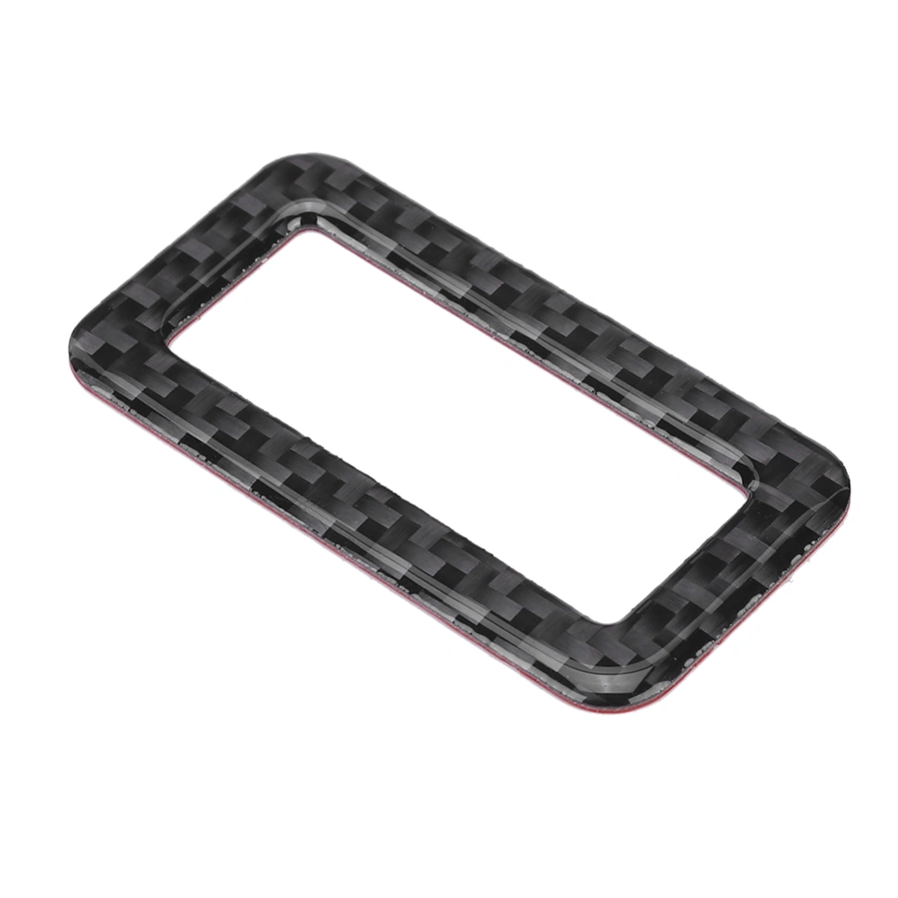 Left Hand Driving Carbon Fiber Car Rear Trunk Switch Button Cover Trim Fit for VW Touareg 11-18