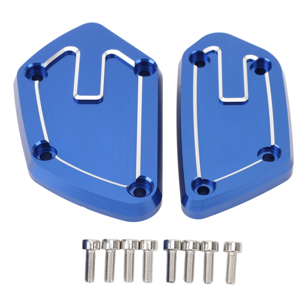 1 Pair Motorcycle Front Brake Reservoir Protector Clutch Oil Pump Guard Cover CNC Aluminum Alloy for R1200R K1600GT K1600GTL Blue