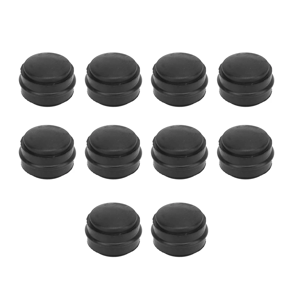 10Pcs Brake Bleeder Screw Cap 222101 Protective Easy to Install Rubber Grease Fitting Cap Nipple Cover for Car Motorcycle