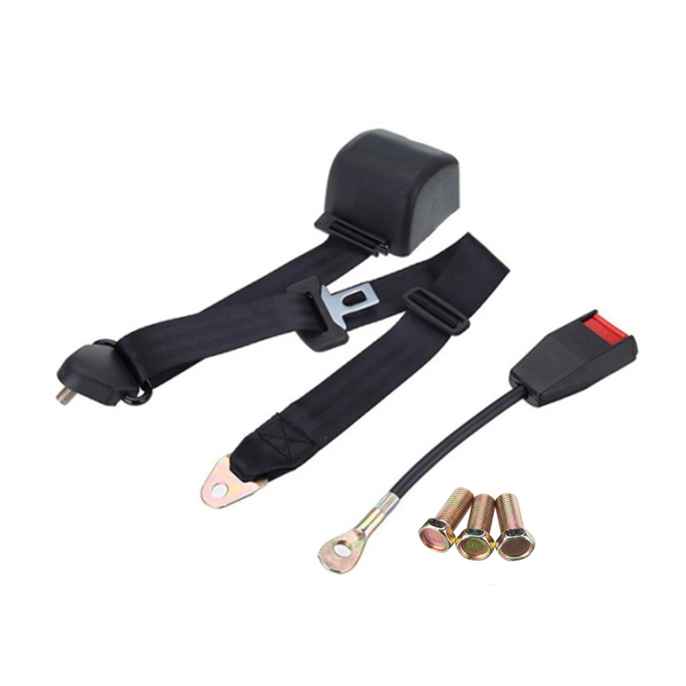 Universal Three Point Automatic Seat Belt Adjustable Seat Belt with Cam Lock for Car RV