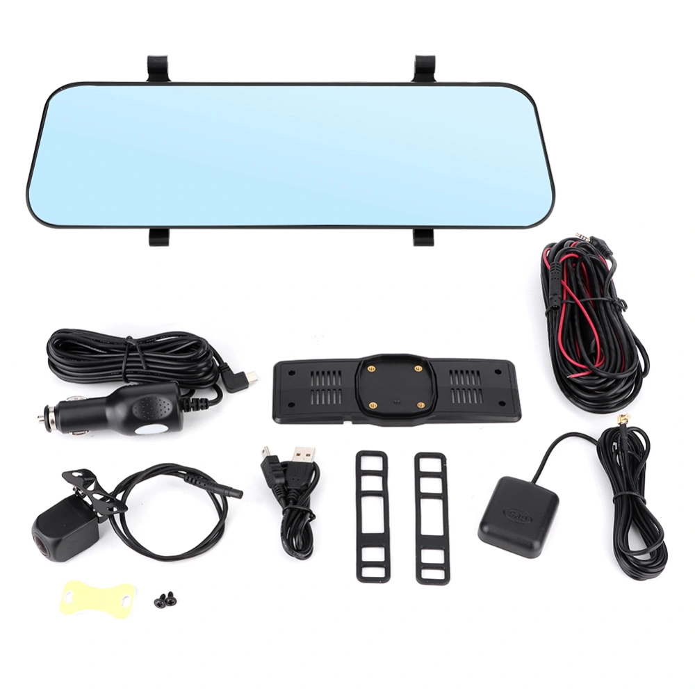 Car Dash Cam DVR 4G Driving Recorder H58 GPS Navigation Rearview Mirror