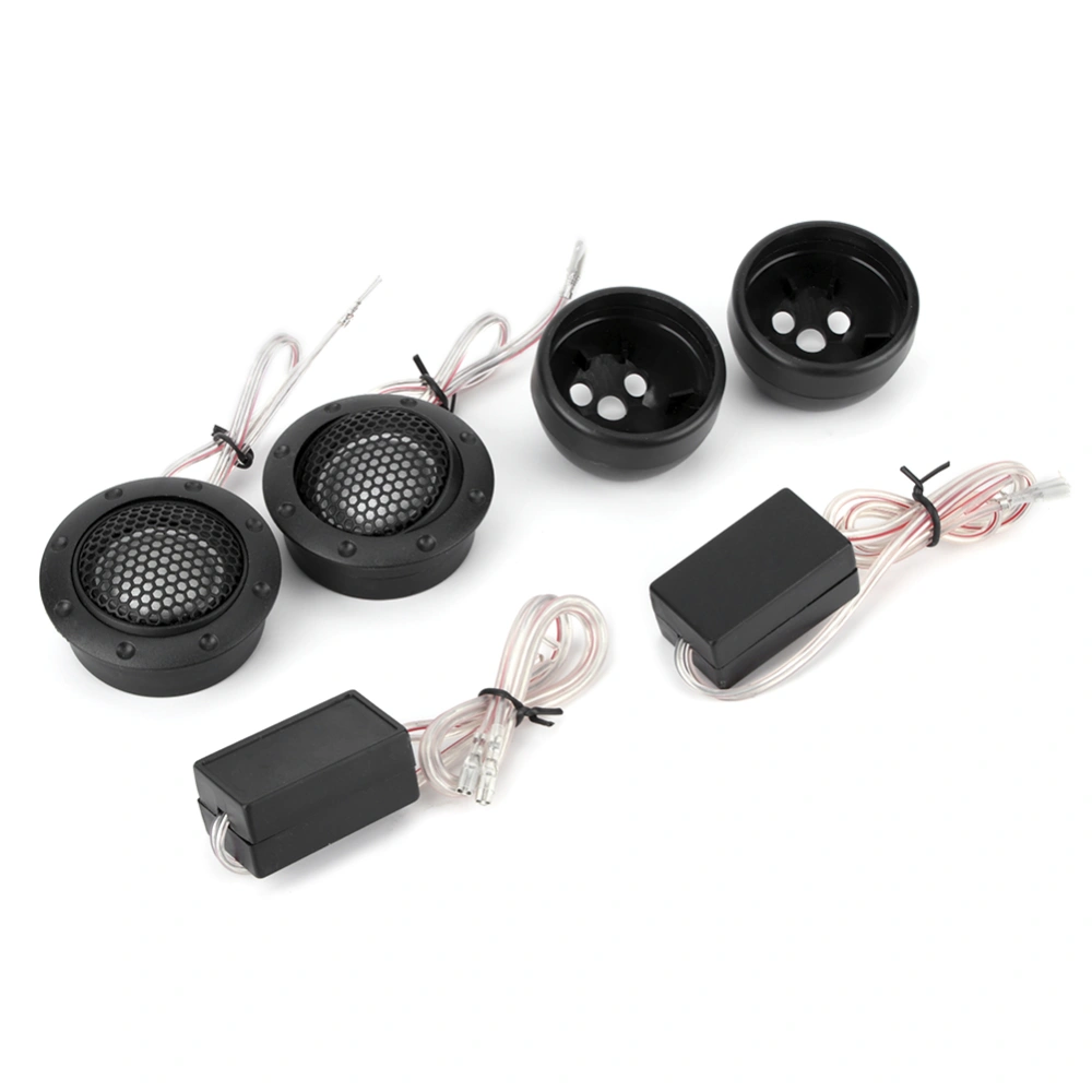 2Pcs 25mm/1in Universal Dome Car Speaker Stereo Small Tweeter Audio Sound Loudspeake