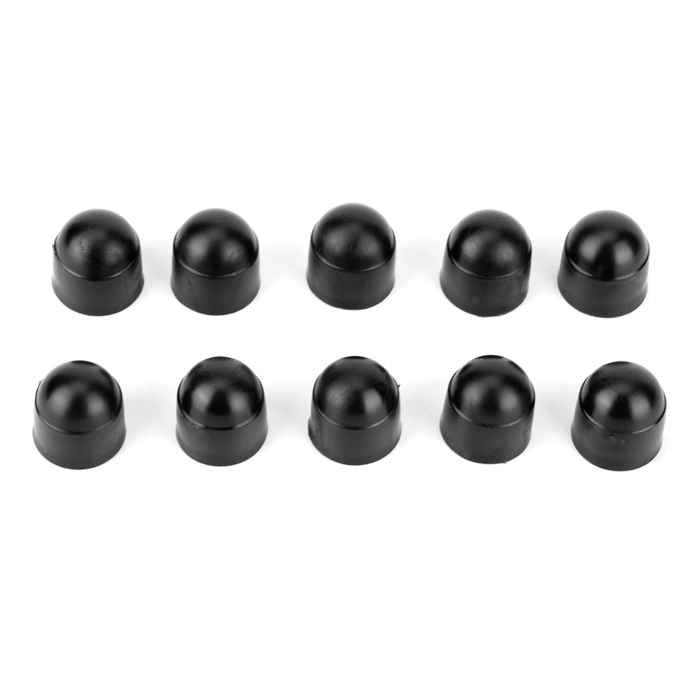 10pcs M6 Plastic Hex Screws Nuts Head Cap Cover Kit Fit for JDM Car