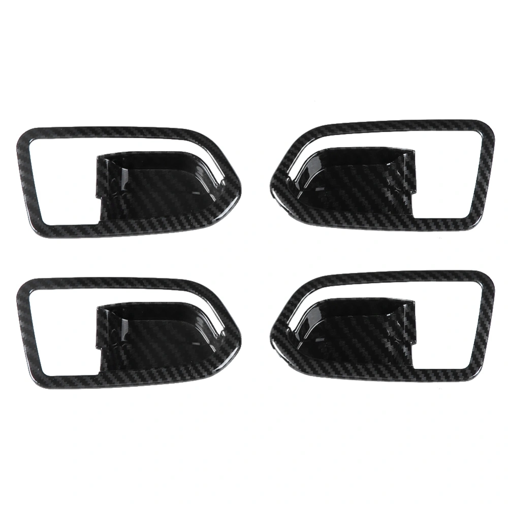 4pcs / set ABS Carbon Fiber Interior Door Handle Cover Trims Protection Sticker Fit for Toyota RUSH 2019