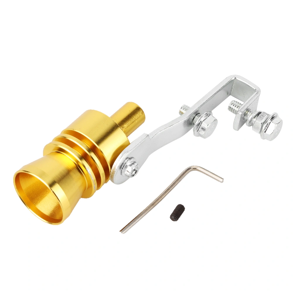 Car Turbine Whistle Exhaust Pipe Speaker Modified Automobile Motorcycle Car AccessoriesGold