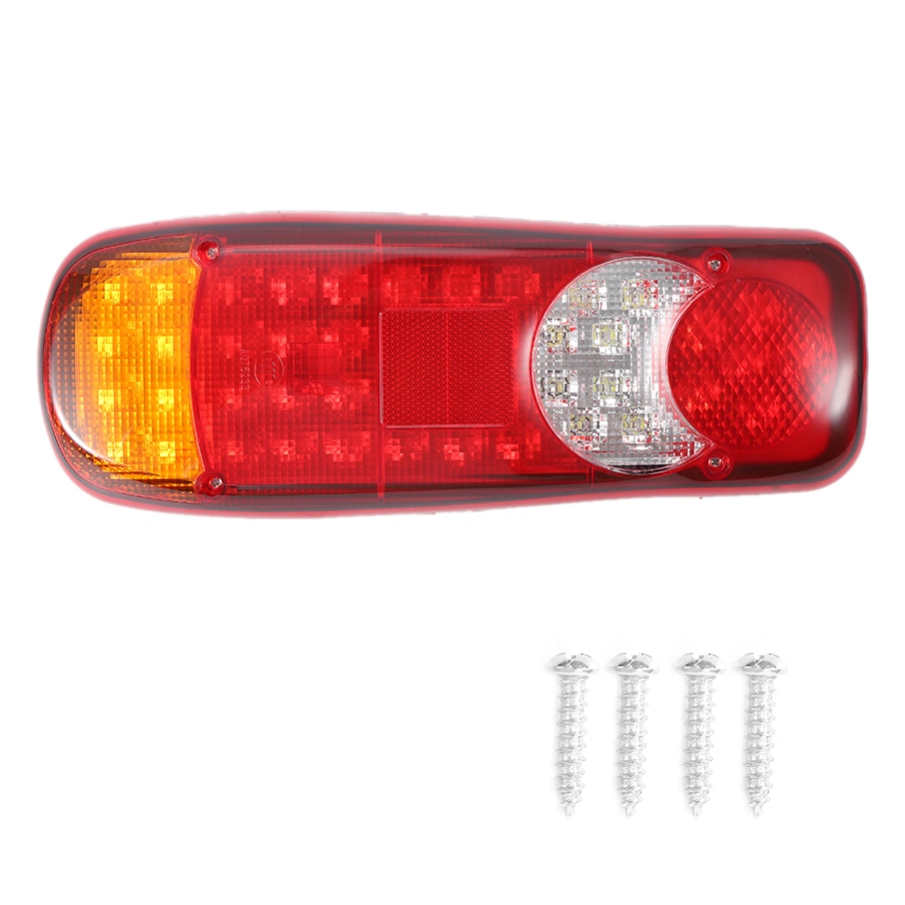 Waterproof Trailer Truck Rear Tail Stop Indicator Light 46LEDs 3-Color 12V