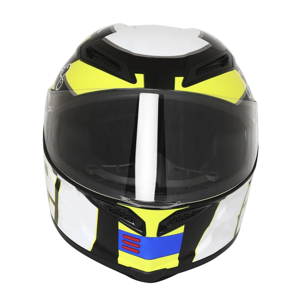 Full Face Motorcycle Safety Helmet Colorful Motor Protective Hat for Men Women7#-XL