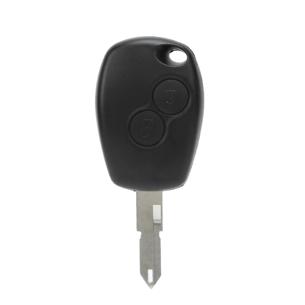 Car 2 Button Key Fob Case Remote Key Shell Replacement with Key Embryo Fit for Renault 206