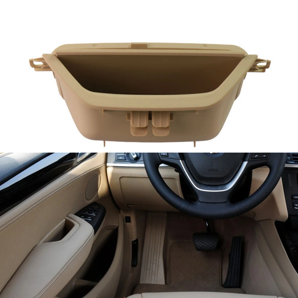 Front Left Inner Door Handle Pull Trim Plastic Driver Side Door Armrest Cover for X3 X4 F25 F26 Beige