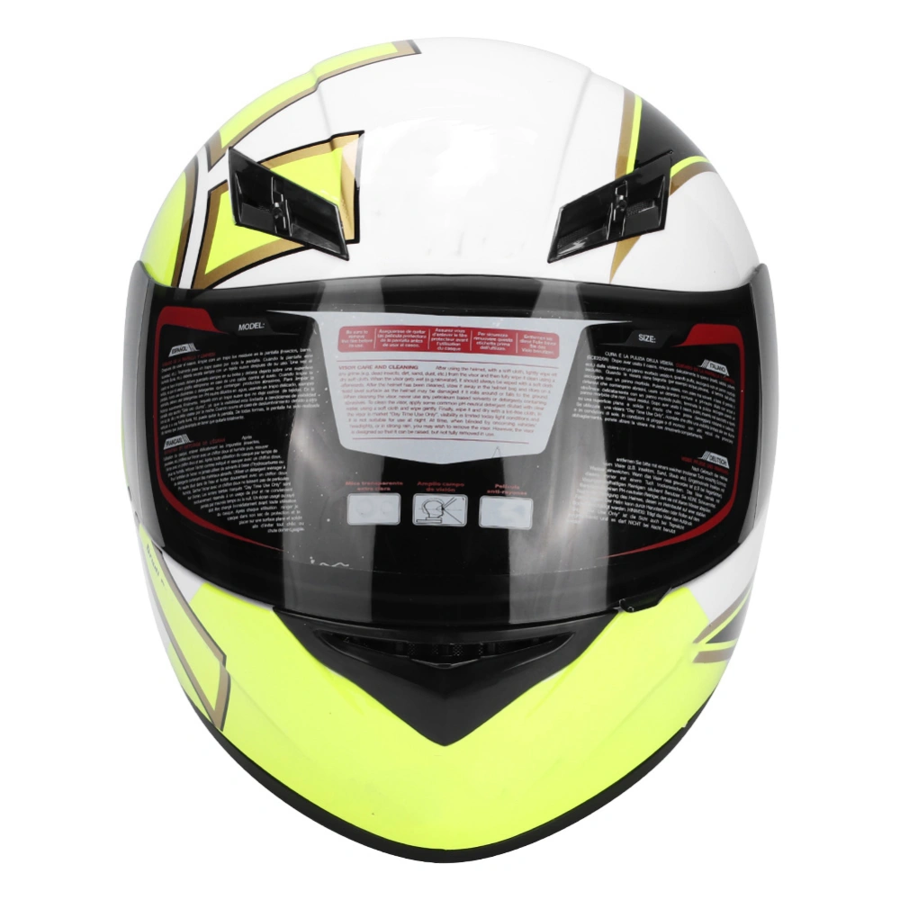 Unisex Women Men Motorcycle Full Face Helmet Safety Hat Colorful Styling AccessoryL