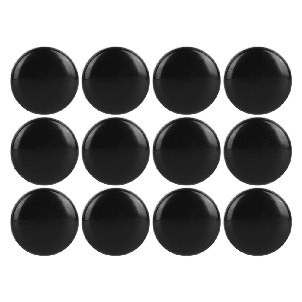 12Pcs Black Universal Car Door Screw Protection Cover Protector Decorative Accessories