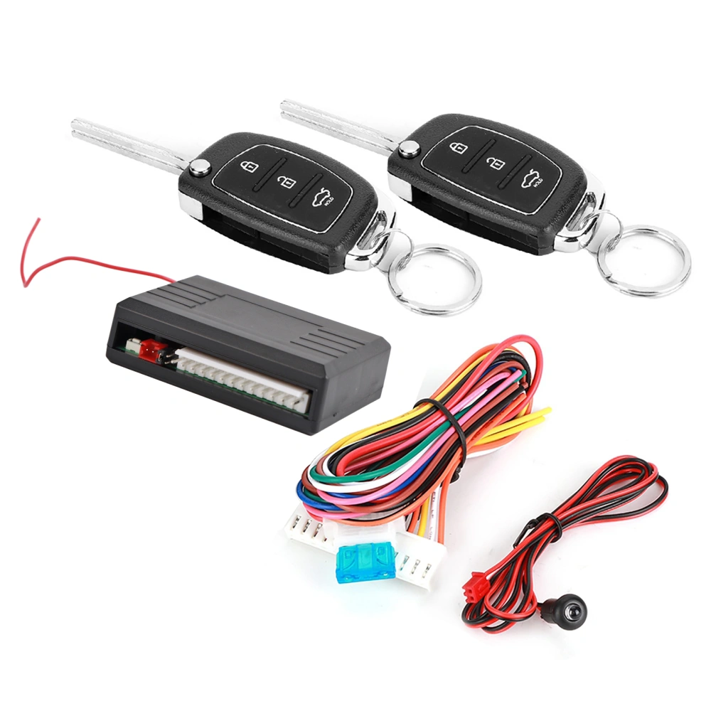 Car Security System 3 Buttons Keyless Central Lock Keyless Entry System Kit