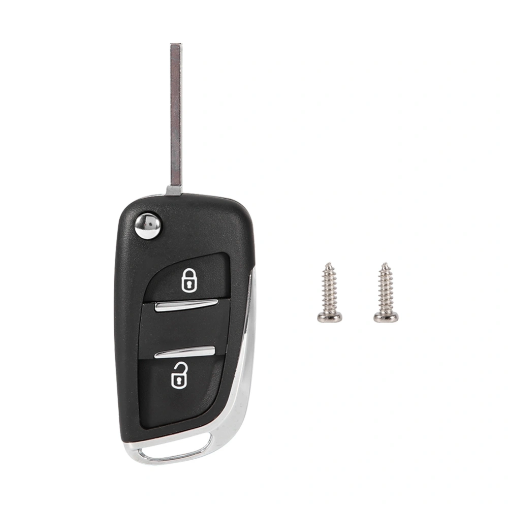 2-Button Remote Key Case Shell Cover CE0536 Fit for Citroen C2 C3 C4 C5 C6 C8 (Type B)