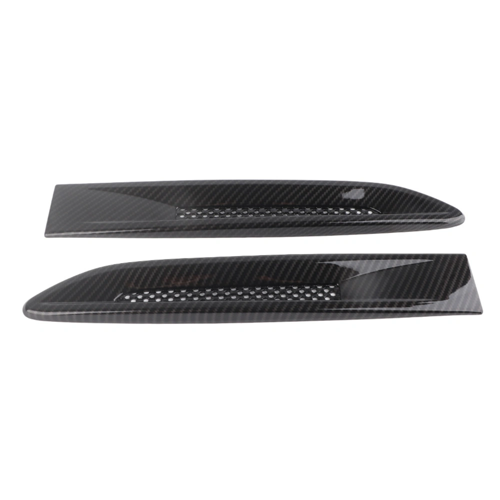 2Pcs Carbon Fiber Texture Fender Side Air Vent Outlet Cover Fit for Jaguar XF XFL XE