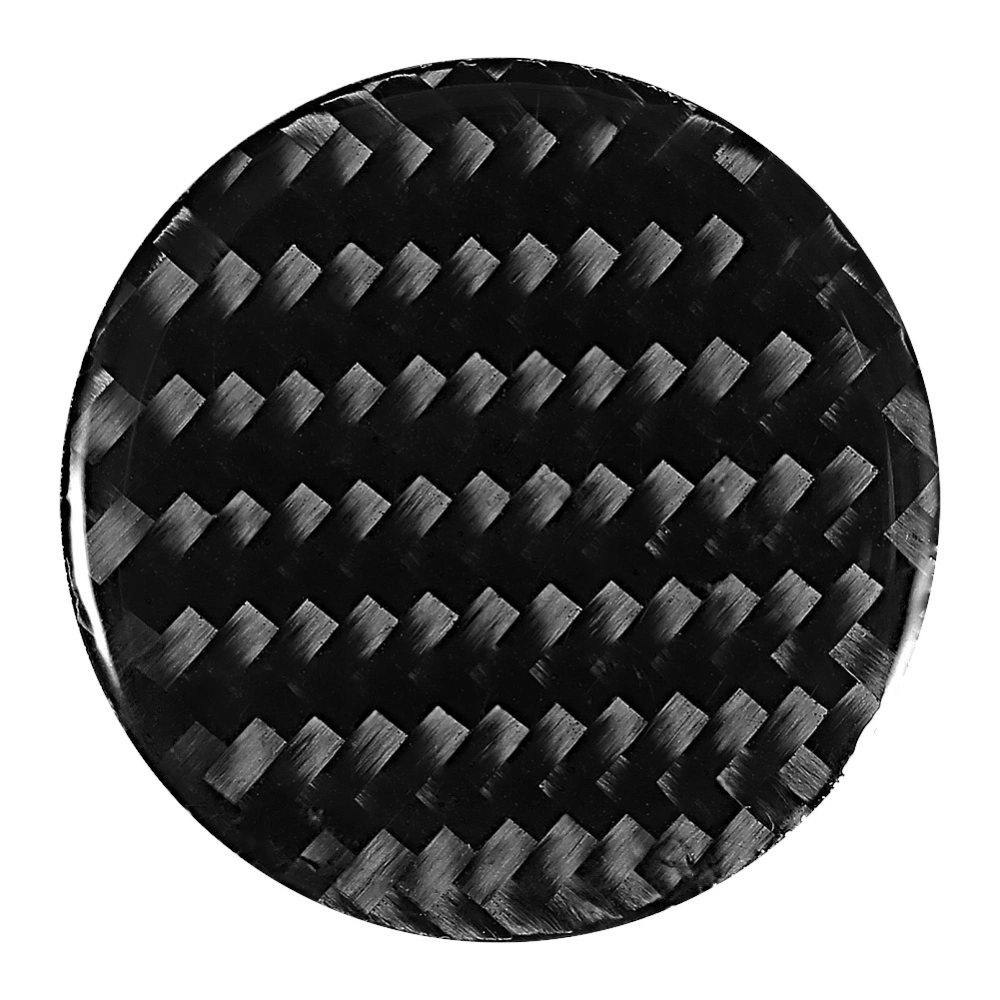 Carbon Fiber Central Control Multimedia Knob Button Decor Sticker Fits for Audi A3 A4 8V 14-19